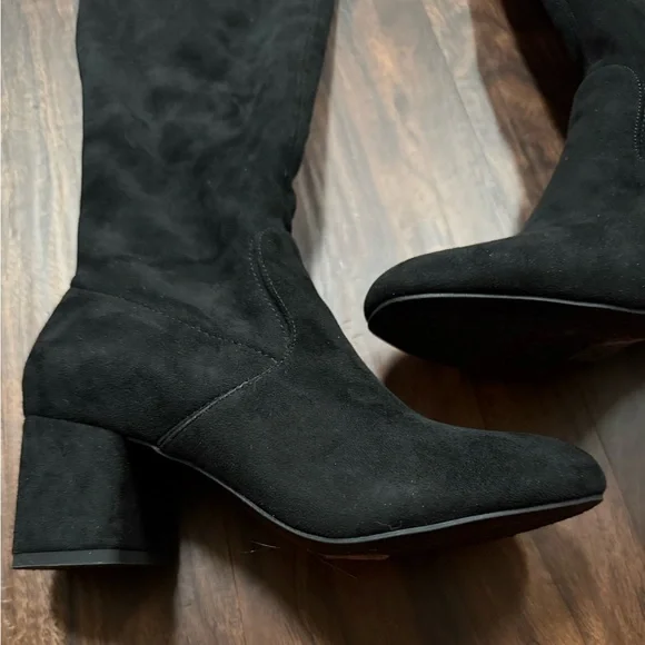 DSW Kelly & Katie Elegant Black Over-the-Knee Boots - Picture 3 of 6